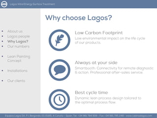 Company profile Renewable Energy Sector Spray Booths LAGOS