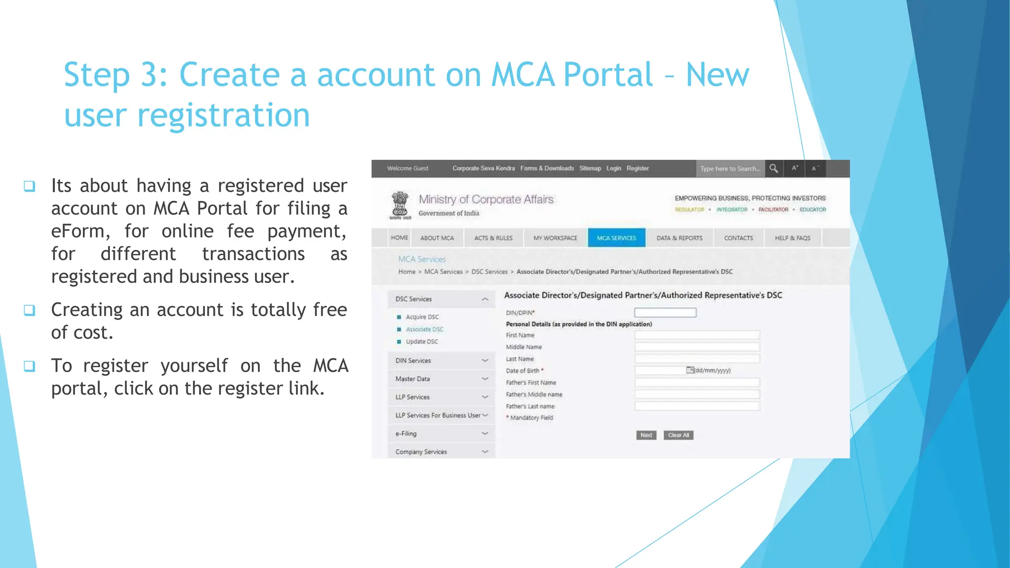 company registration process and formalities | PPTX