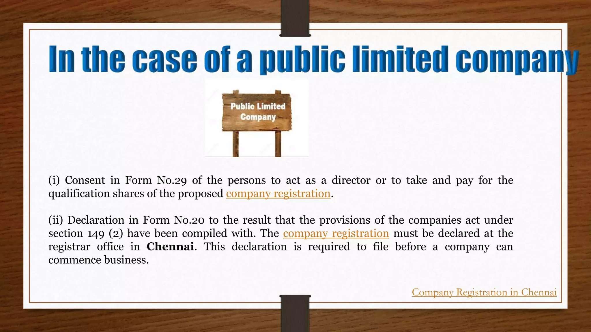 Company registration steps | PPTX