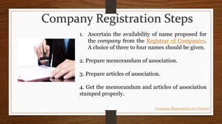 Company registration steps | PPTX