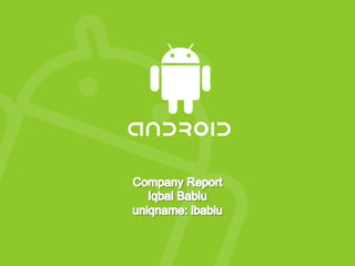 Iqbal Bablu Company Report