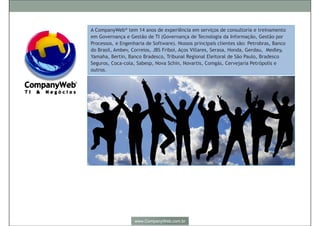 Contexto
O Ambiente de Gestão está cada vez mais complexo e incerto.
Em cenário de incertezas:
 Vamos investir mais em publicidade?
 Fazer Fusão e Aquisição?
 Ou melhorar nossa Margem de Contribuição através da
melhoria interna de como fazemos nosso trabalho?
 