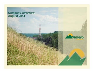 Company Overview 
August 2014 
 