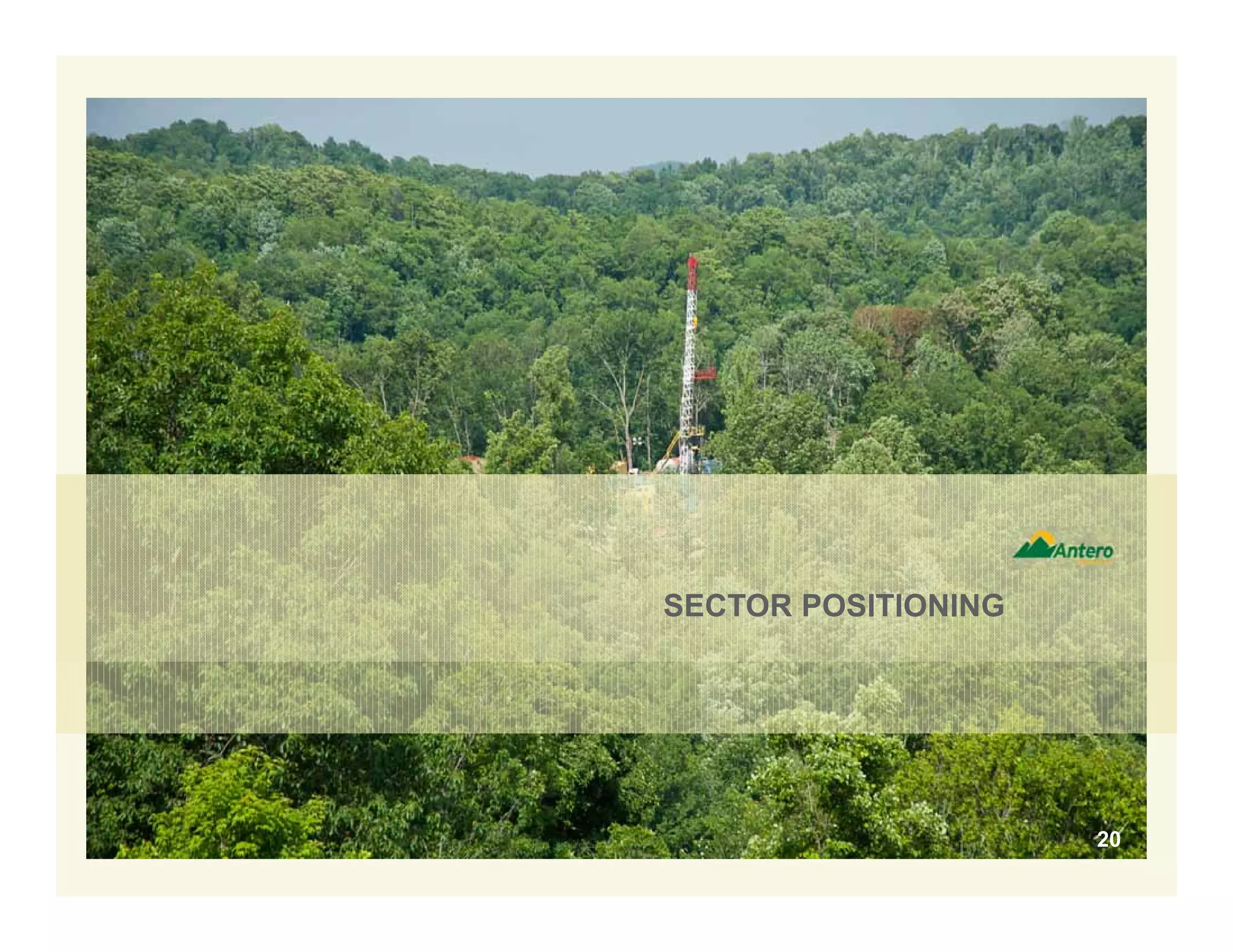 SECTOR POSITIONING
20
 