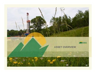ASSET OVERVIEW 
19 
 