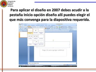 Tutorial PowerPoint 2003-2007