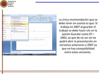 Tutorial PowerPoint 2003-2007