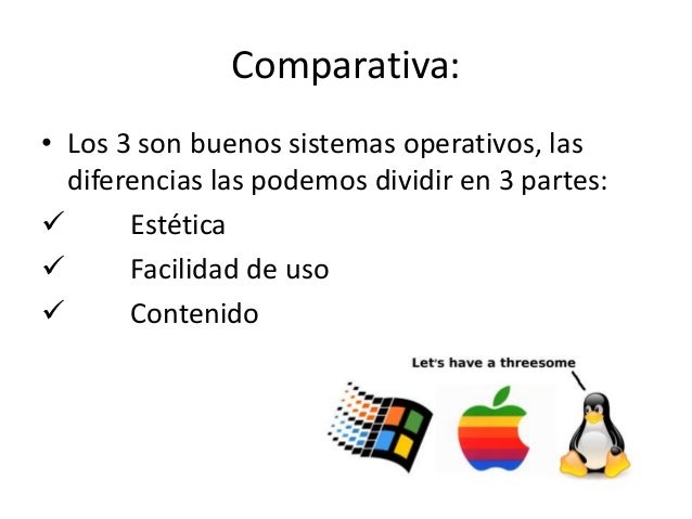 Cuadro Comparativo Entre Windows Y Linux Cuadro Comparativo