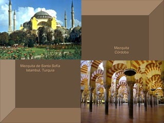 Mezquita
                          Córdoba


Mezquita de Santa Sofía
  Istambul, Turquía
 