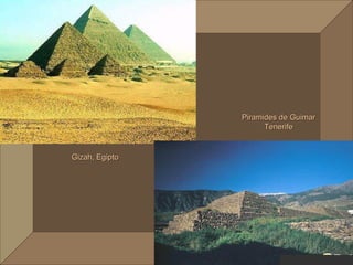 Gizah, Egipto Piramides de Guimar Tenerife 