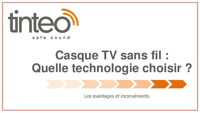 Comparatif Casque Tv Sans Fil