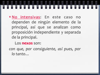 Comparativas y consecutivas