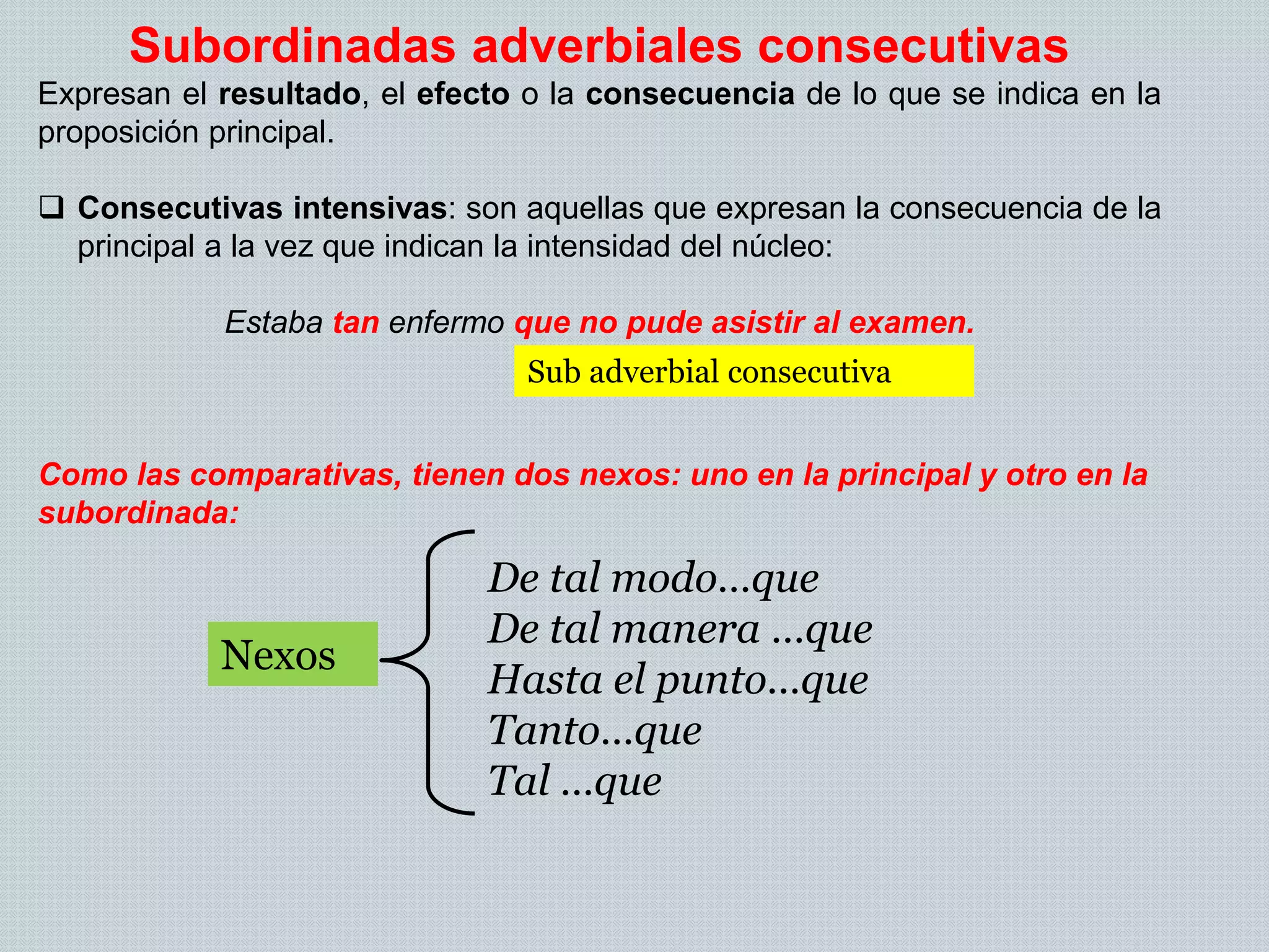 Comparativas y consecutivas | PPT