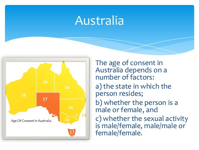 what is the legal dating age in australia