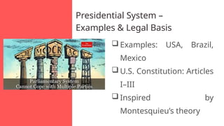 Comparative Analysis of Political Systems: Parliamentary, Presidential ...
