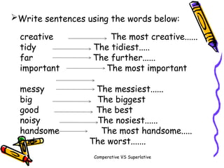 Comparative Fun Tasks comparative-and-superlative-adjectives-fun-activities-games-grammar ...