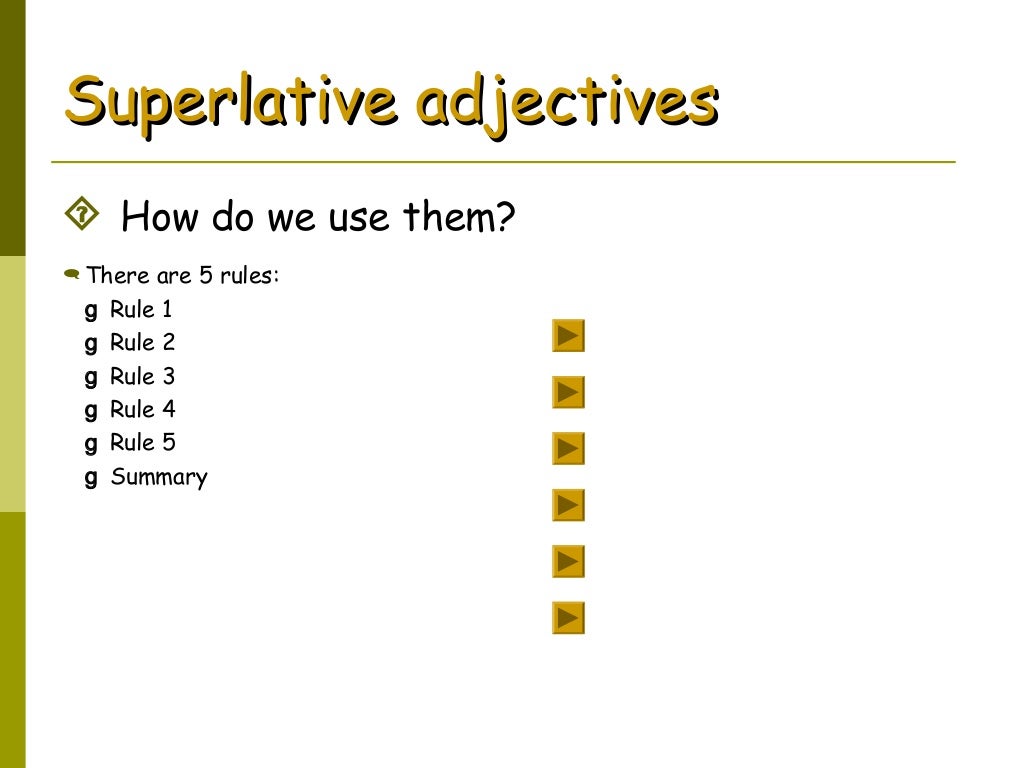 Comparative superlative1