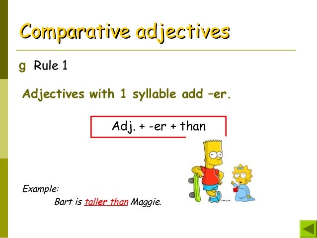 Comparative Superlative 1