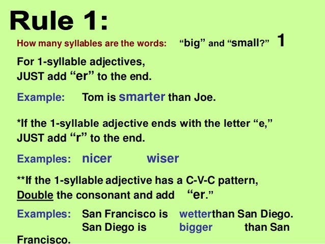 Contoh Adjective One Syllable - Contoh Pol Contoh Adjective One Syllable - Contoh Pol