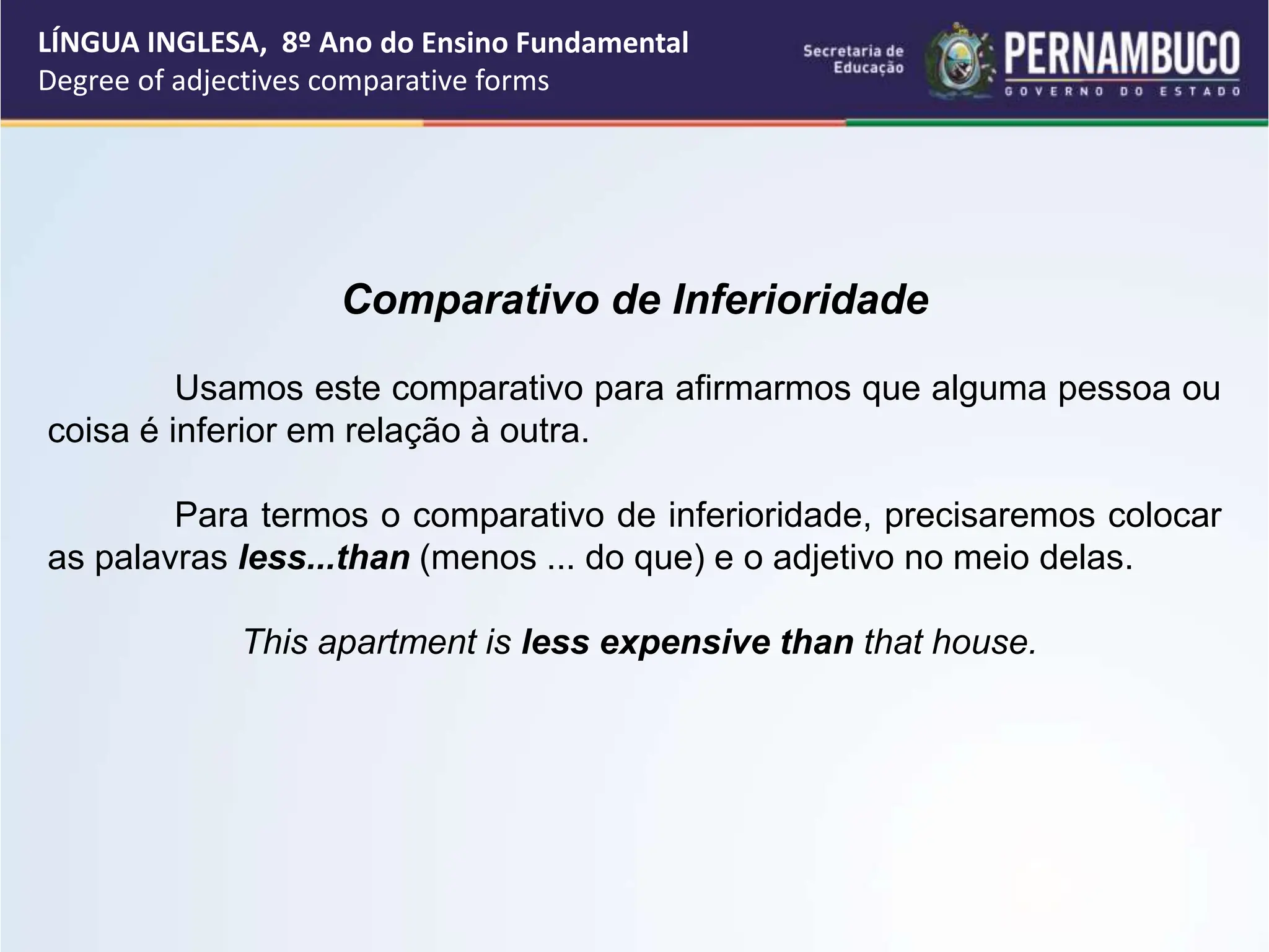 Comparative adjectives.pptx ingles123456 | PPTX