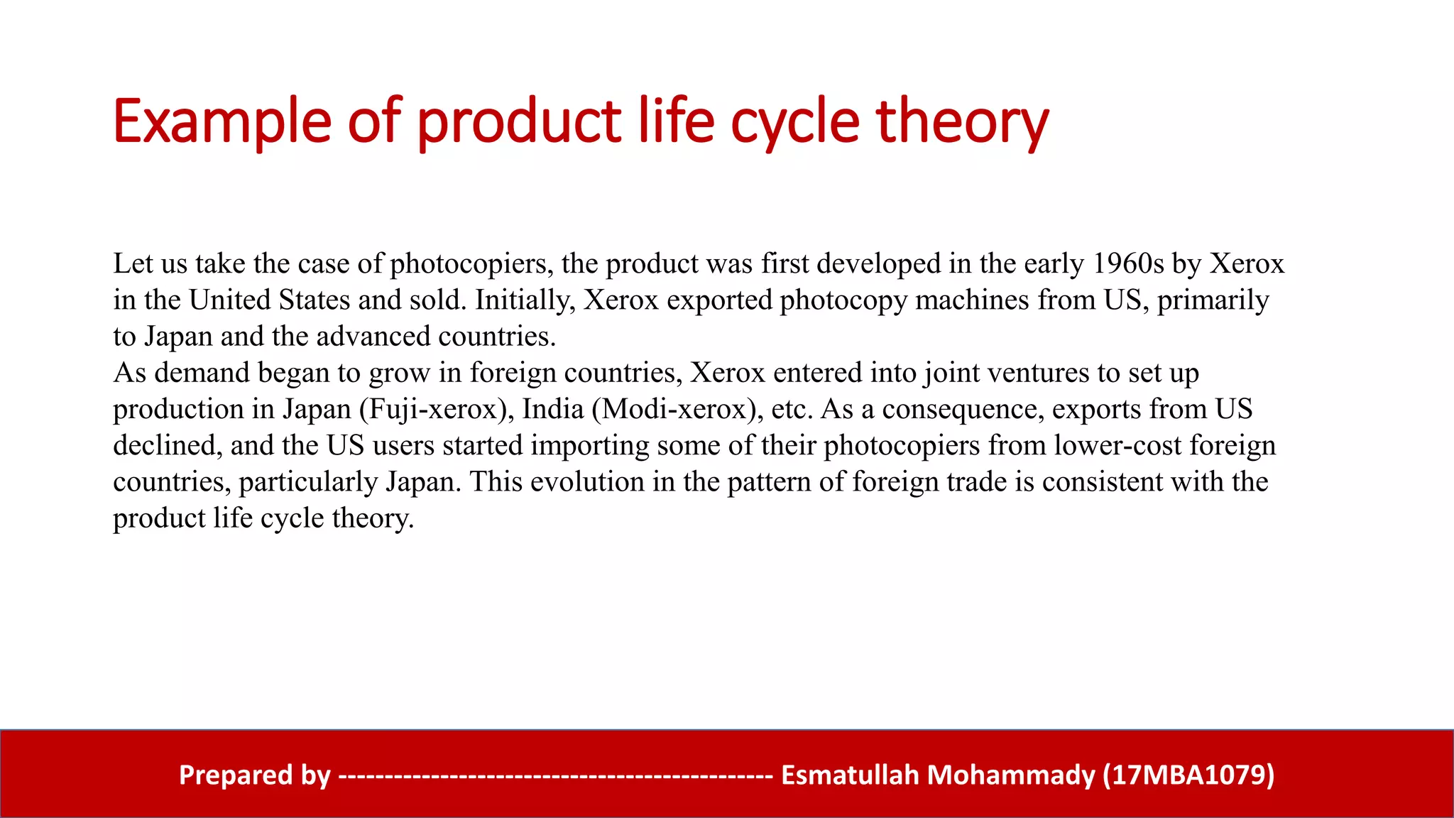 Comparative advantage theory pptx