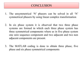 Comparative analysis of 3 phase, 5 phase and 6 phase symmetrical ...