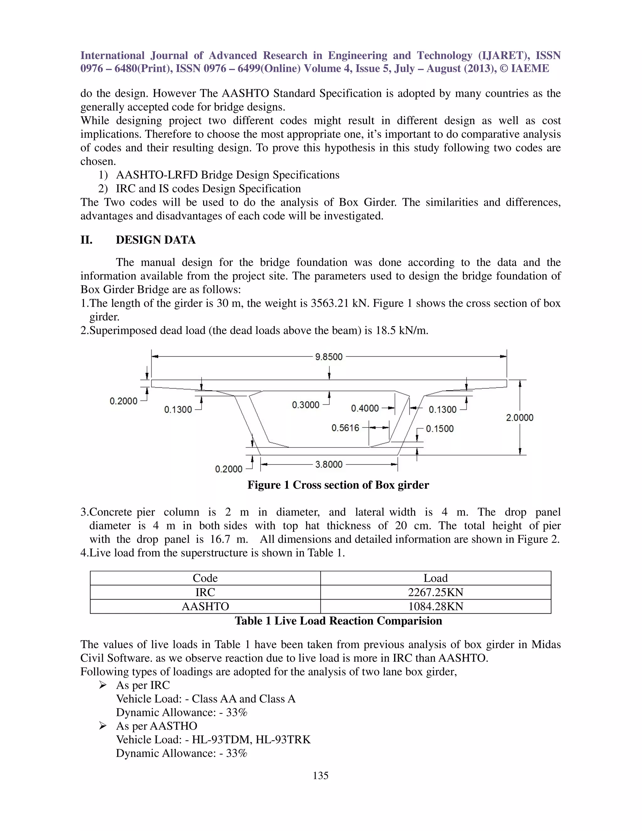 Comparative analysis and design of box girder bridge sub structure with ...