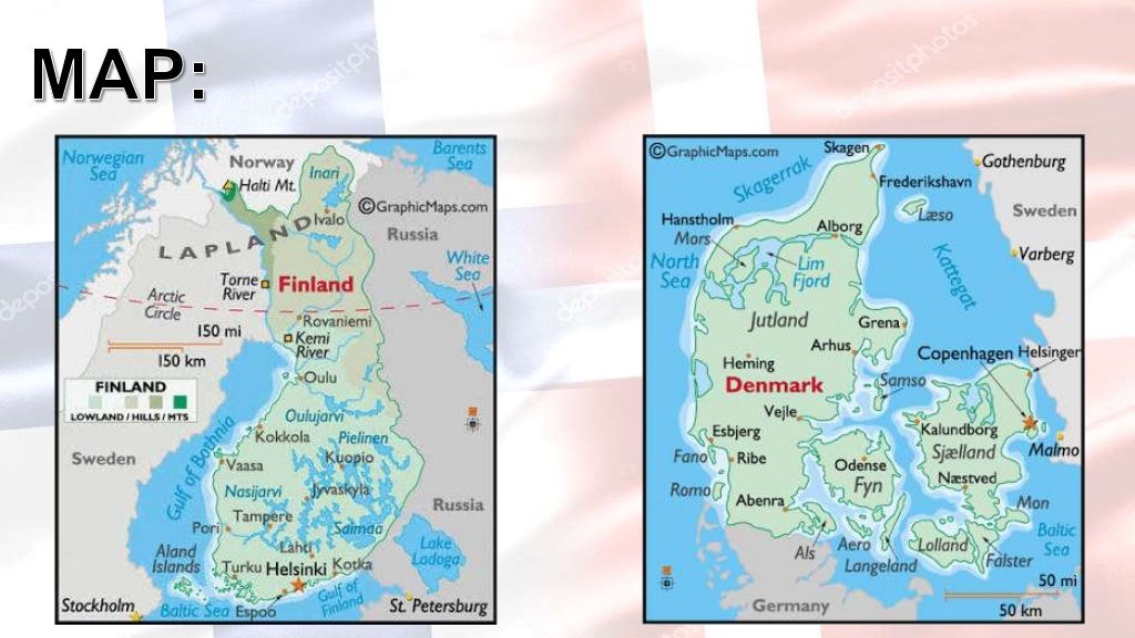 Comparative analysis between Finland and Denmark