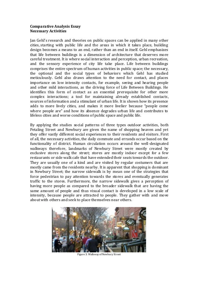 Comparative analysis essays