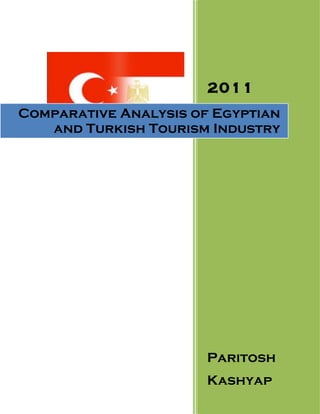 2011
Comparative Analysis of Egyptian
   and Turkish Tourism Industry




                       Paritosh
                       Kashyap
 