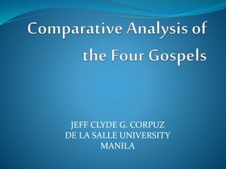 JEFF CLYDE G. CORPUZ
DE LA SALLE UNIVERSITY
MANILA
 