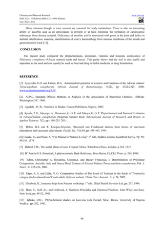 Comparative analysis of the phytochemical and nutrient | PDF