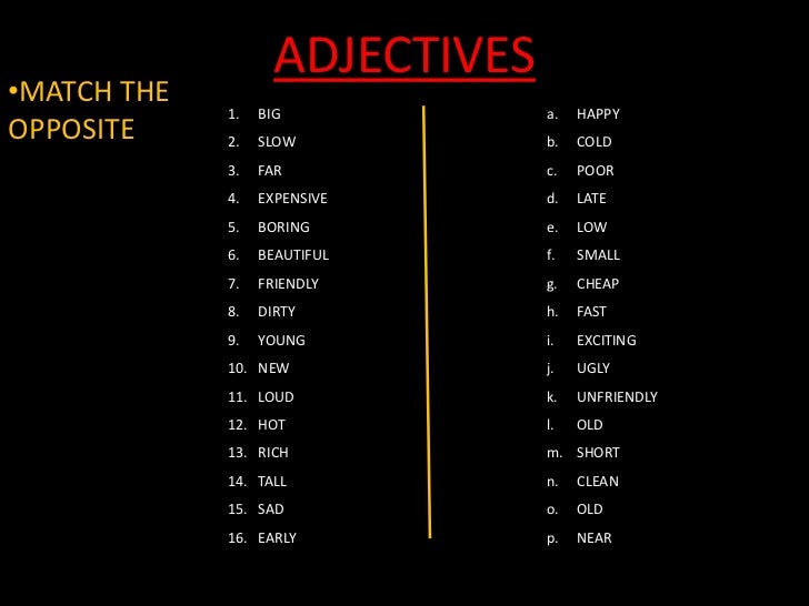 Comparative and superlative