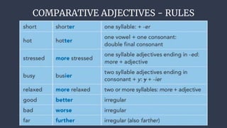 Comparative and superlative - Unit 5.pptx