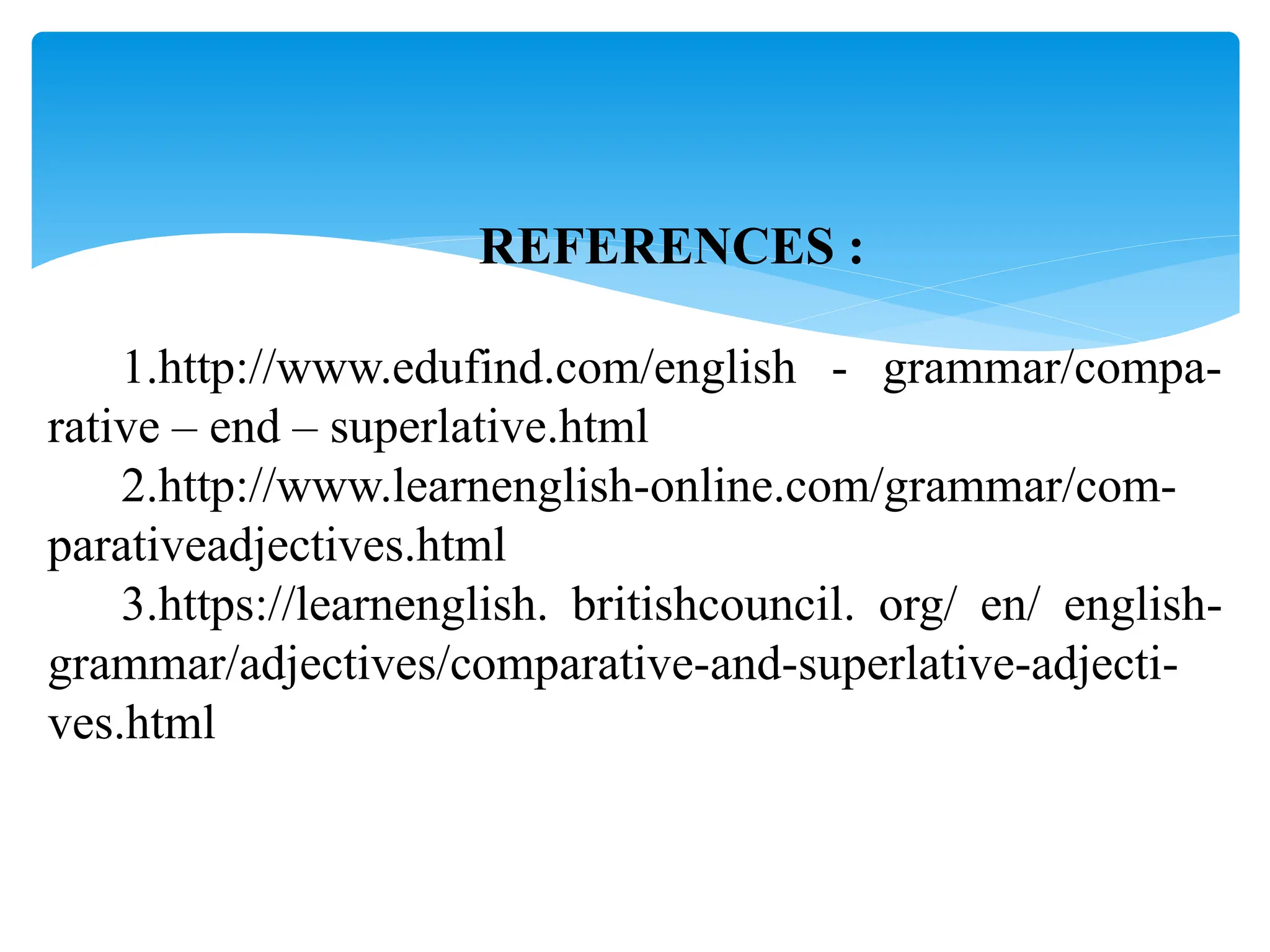 Comparative and Superlative adjectives_Все специальности.ppt