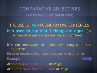 Comparative and superlative adjectives for blog | PPTX