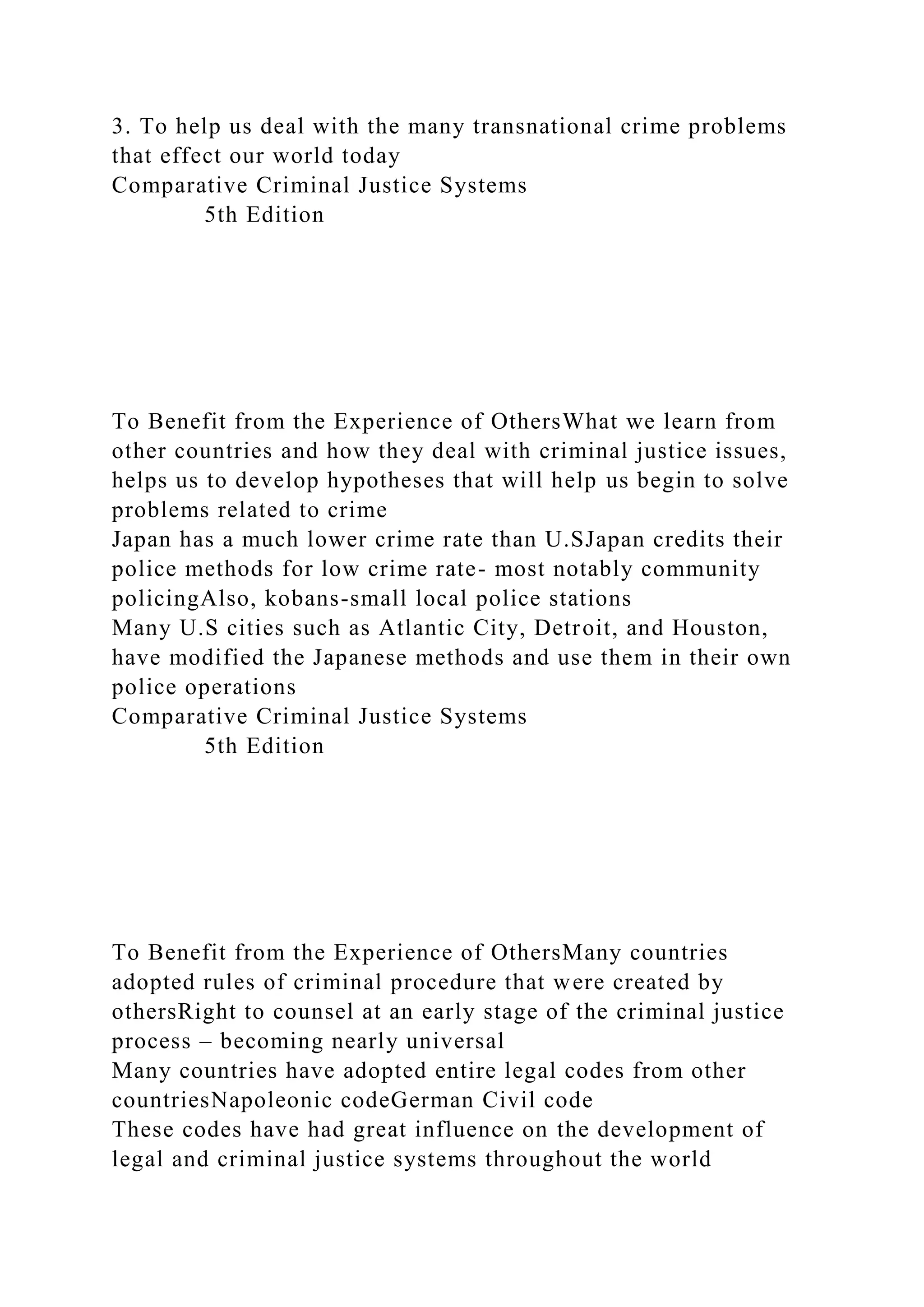 Comparative Criminal Justice 5th EditionChapt.docx