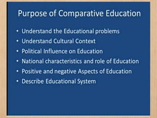 Comparative edu by sb
