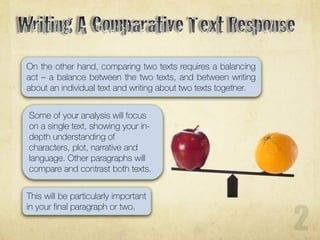 Comparative essay | PPT