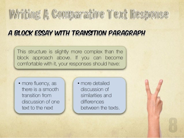 comparative essay format