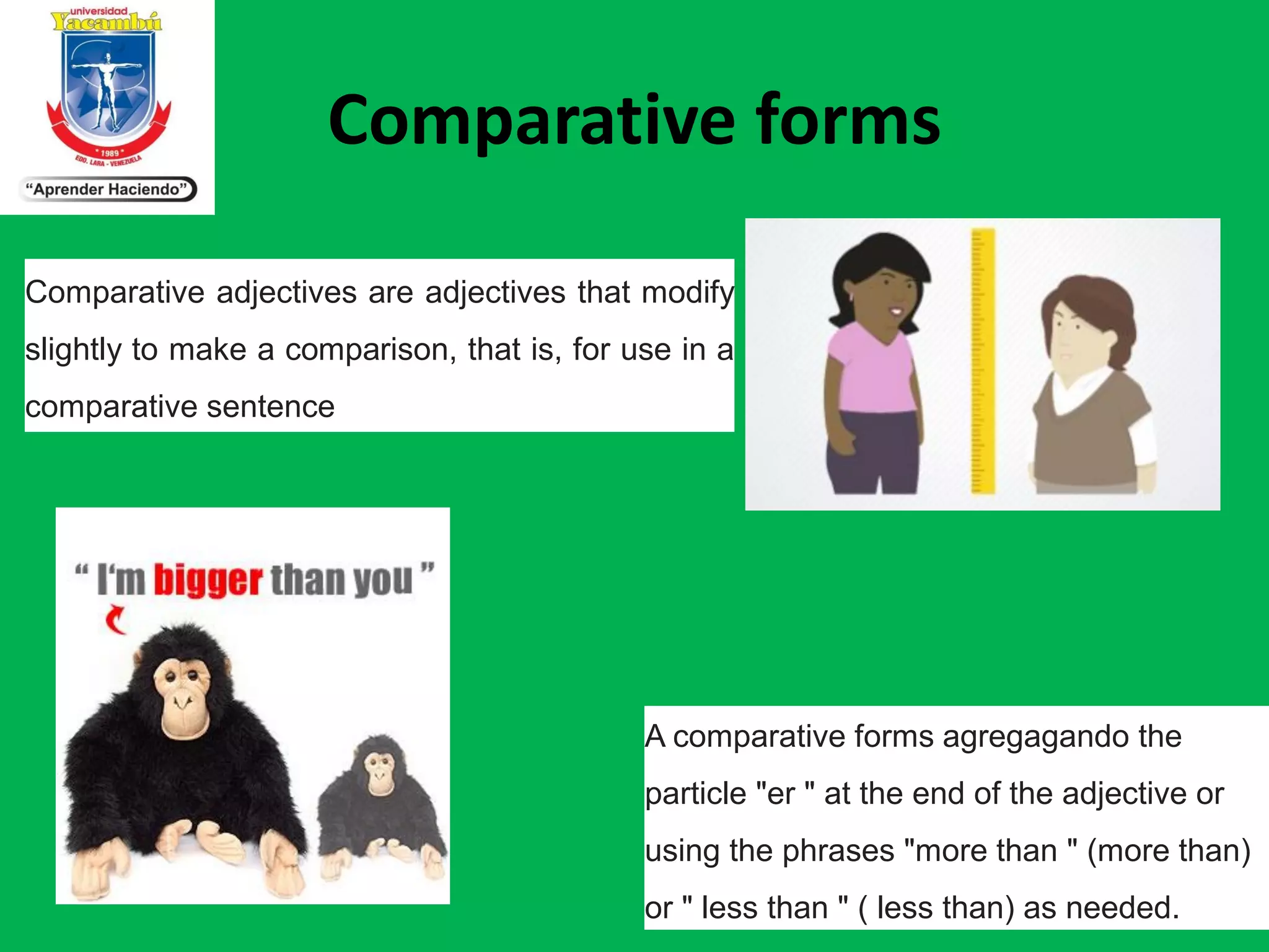 Comparative forms and superlative forms | PPT