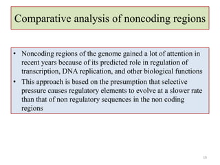 Comparative genomics | PPTX