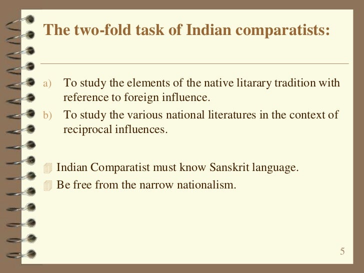 Comparative literature in indian context