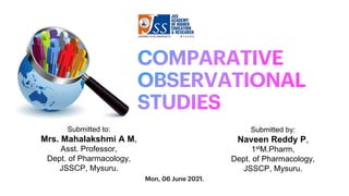 Comparative observational studies | PDF