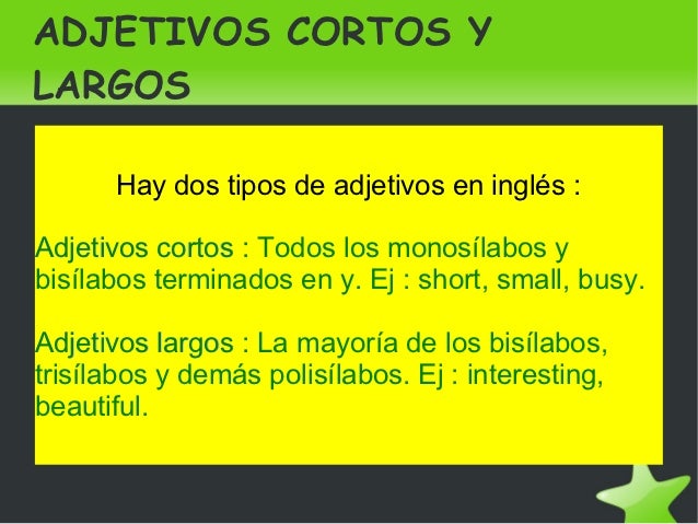 Comparative and superlative