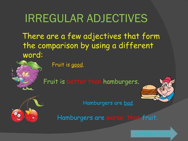 Comparatives Long Adjectives