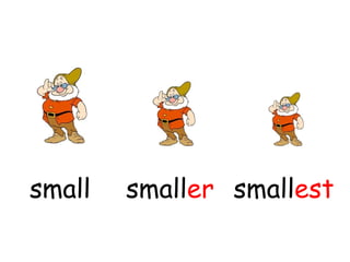 small smaller smallest