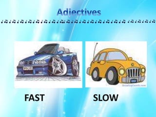 Comparatives and common adjectives in English for young learners | PPSX
