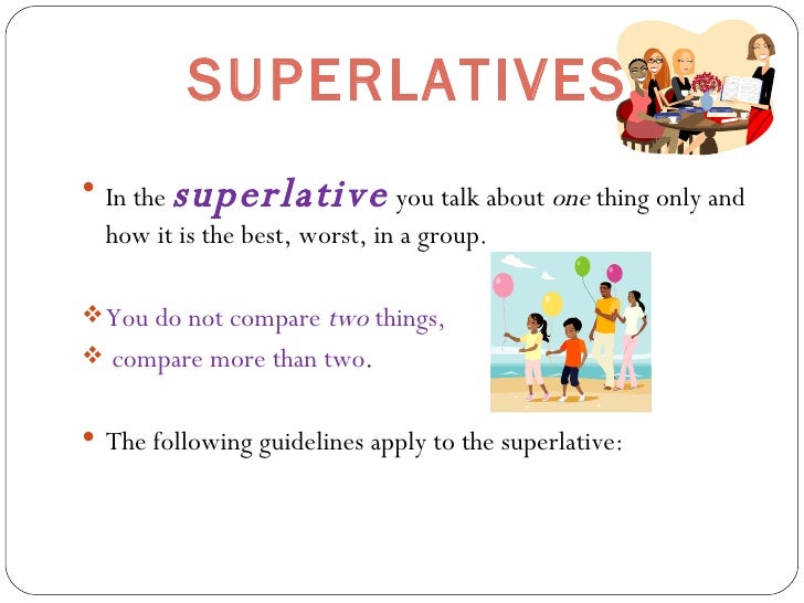 Resultado de imagen para superlative grammar