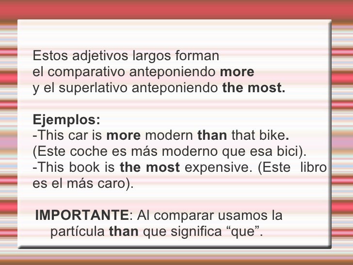 Comparatives And Superlatives
